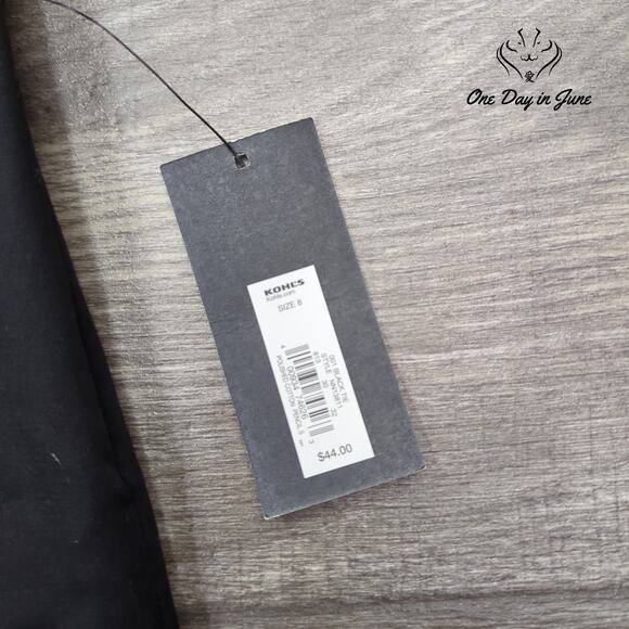 Apt. 9 Modern Fit Polished Cotton Pencil Skirt Size 8 - Picture 2 of 5